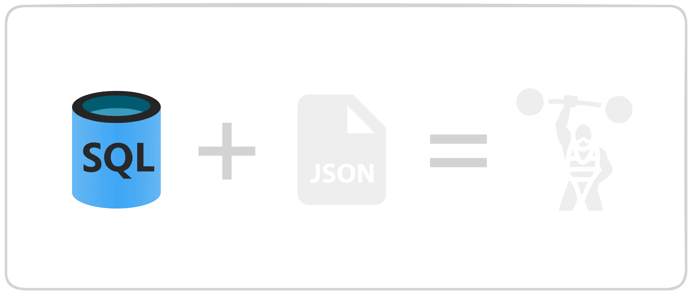 SQL database plus JSON document equals enhanced data processing capability